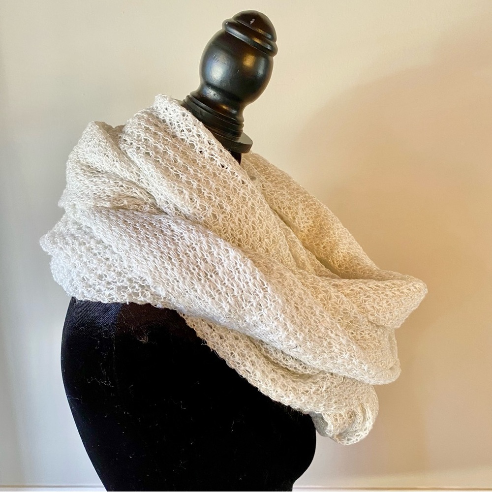 Large Knit Infinity Scarf - Picture 4 of 6